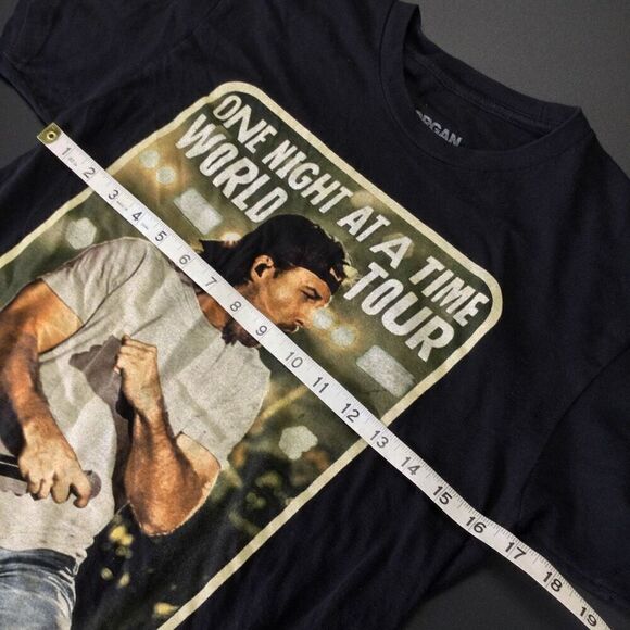 Morgan Wallen Mens Black One Night At A Time World Tour 2023 Graphic Tee Small - Picture 5 of 8